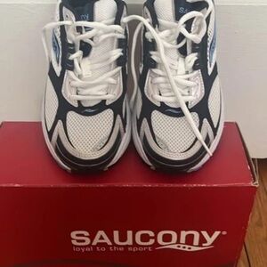 Saucony Women's Athletic Shoes in White and Black